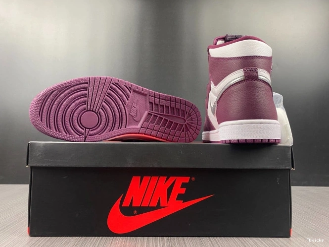 Reps TBK High 1 Air 555088-611 Jordan OG Bordeaux 0805